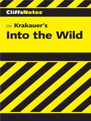 cover image of CliffsNotes on Krakauer's Into the Wild
